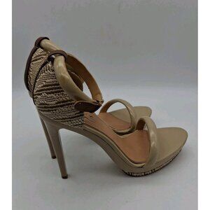 Badgley Mischka by Mark James Ritchie Platform Sz 8.5M Ankle Strap Heels